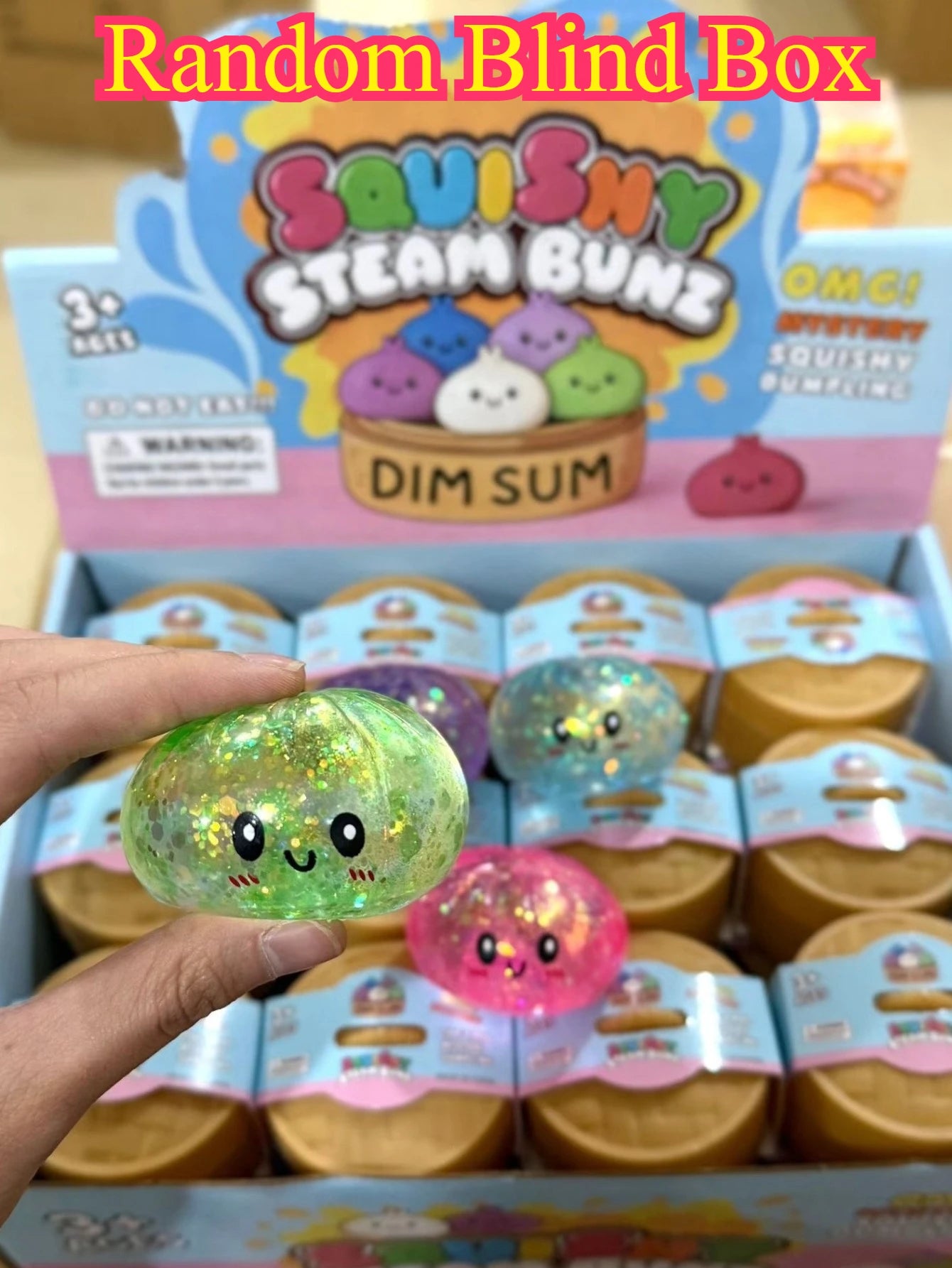 Classic Mystery Dumpling Squishy - 2 Pack Random Colours