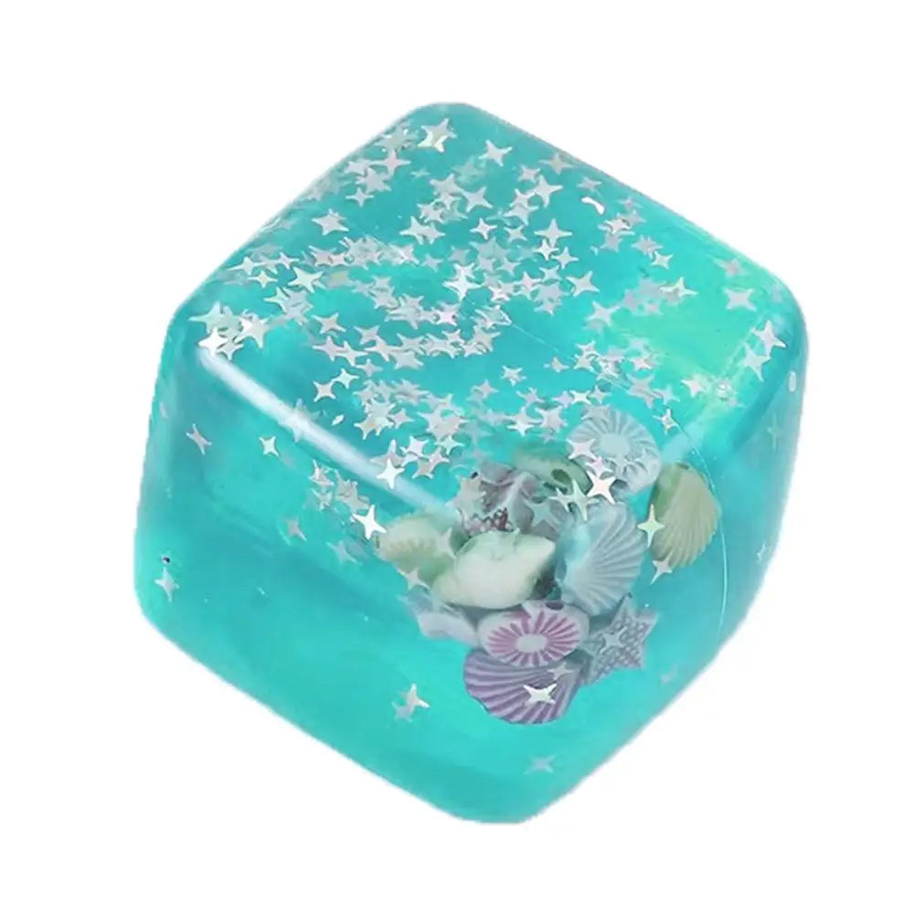 Ocean Block Glitter Squishy — product photo 16