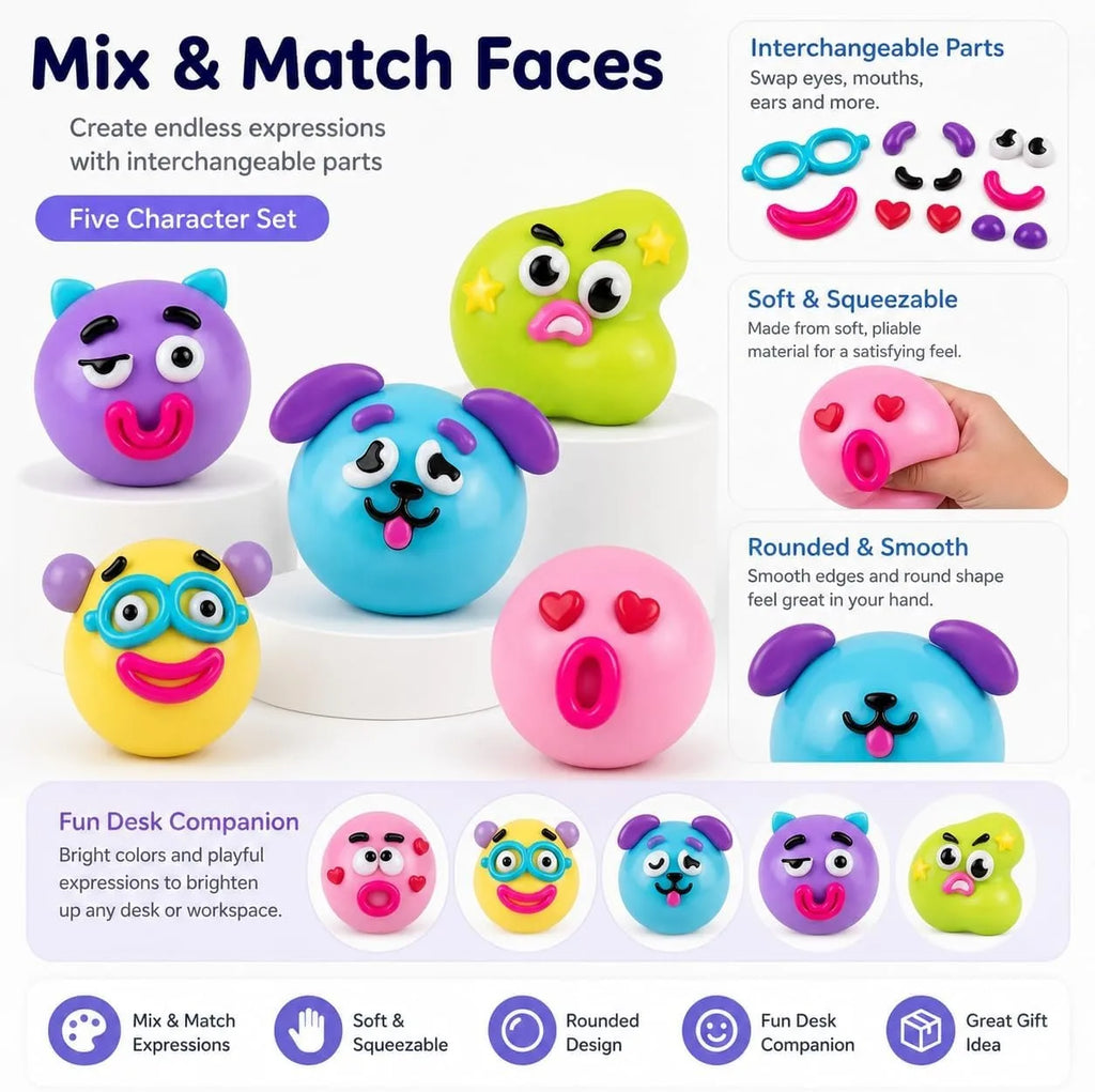 Face Swap Squishy Ball — product photo 8