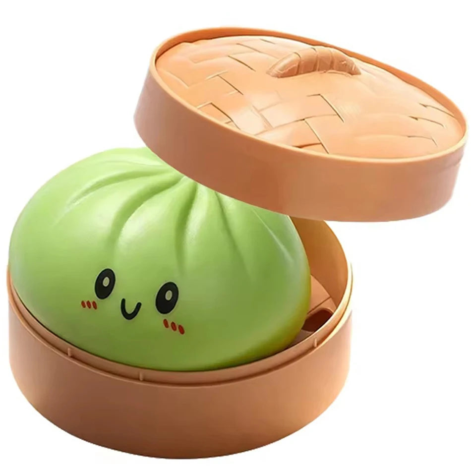 Green Glitter Mystery Dumpling Squishy