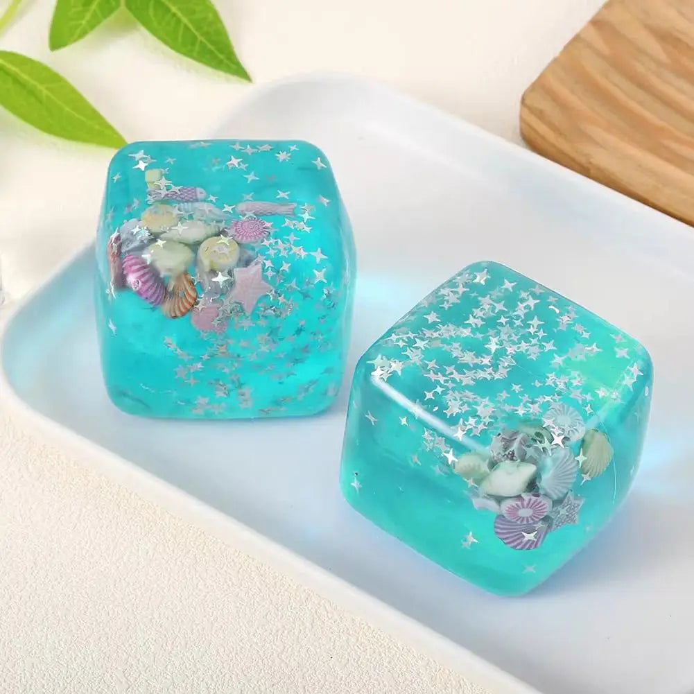Ocean Block Glitter Squishy — product photo 10