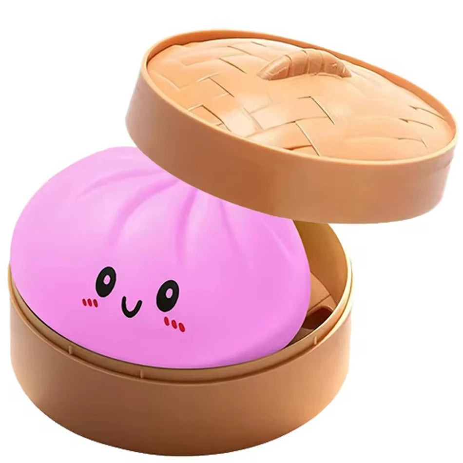 Pink Mystery Dumpling Squishy