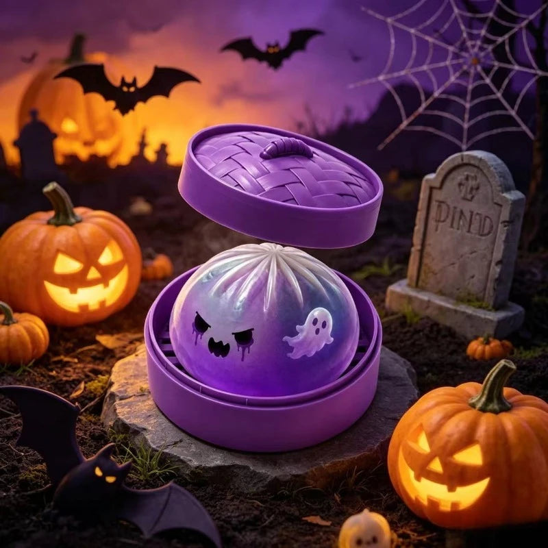 Purple Ghost Mystery Dumpling Squishy