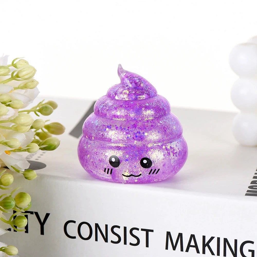 Glitter Poo Squishy — product photo 14