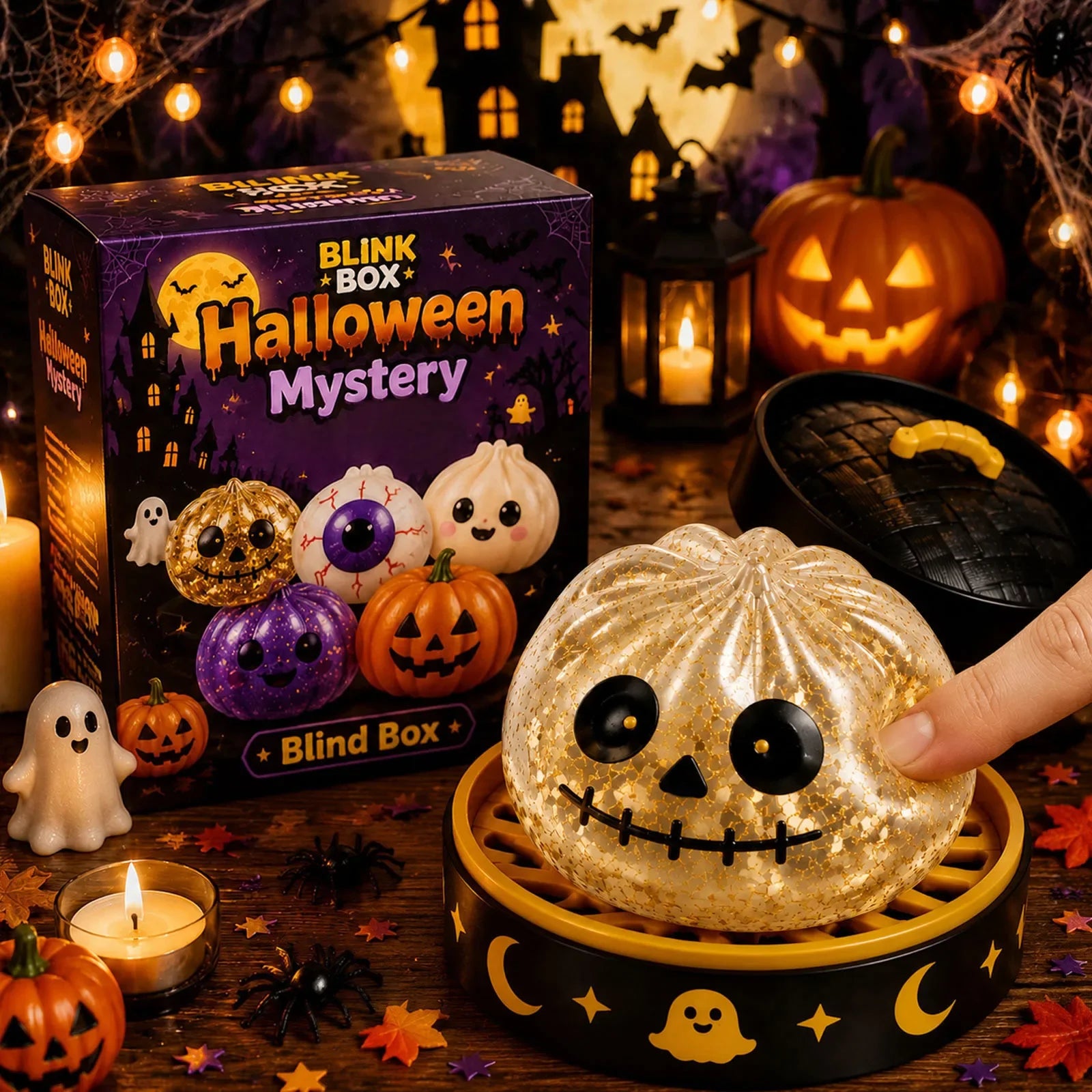 Halloween Mystery Dumpling Squishy - Random Colour