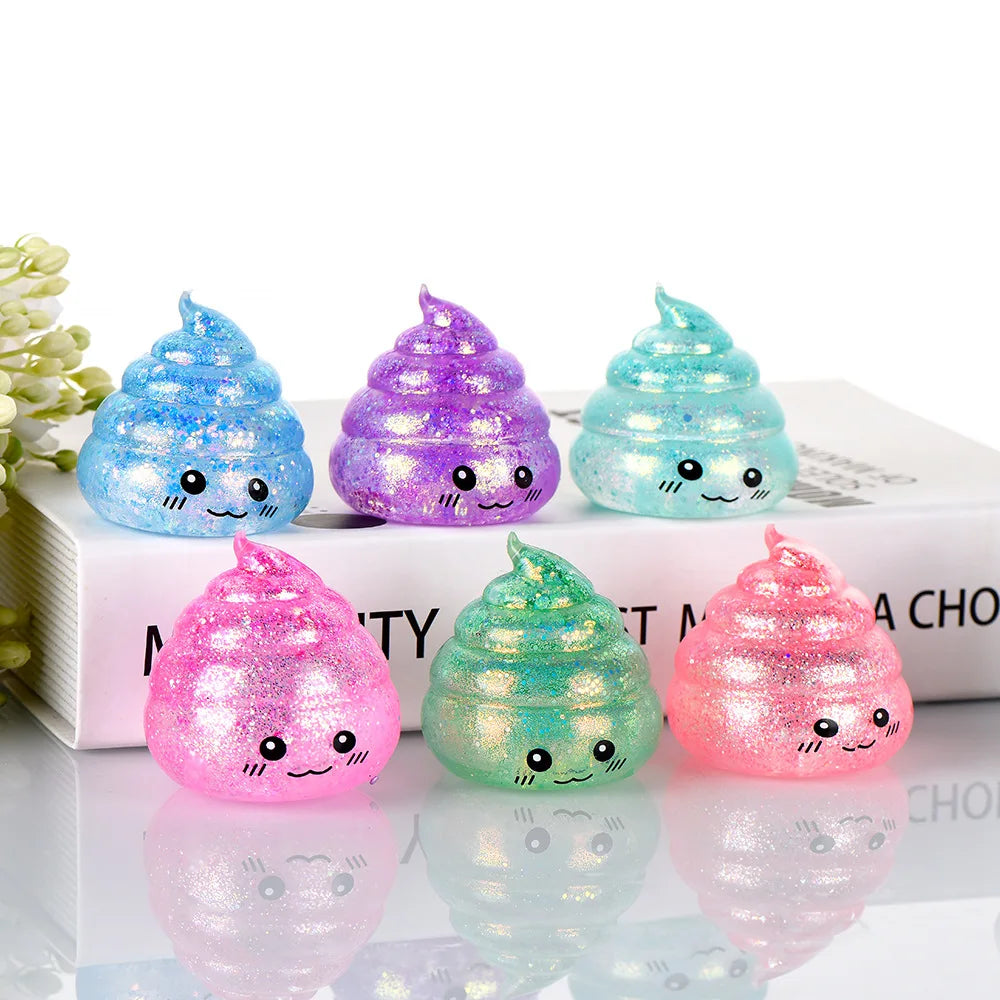 Glitter Poo Squishy — product photo 3