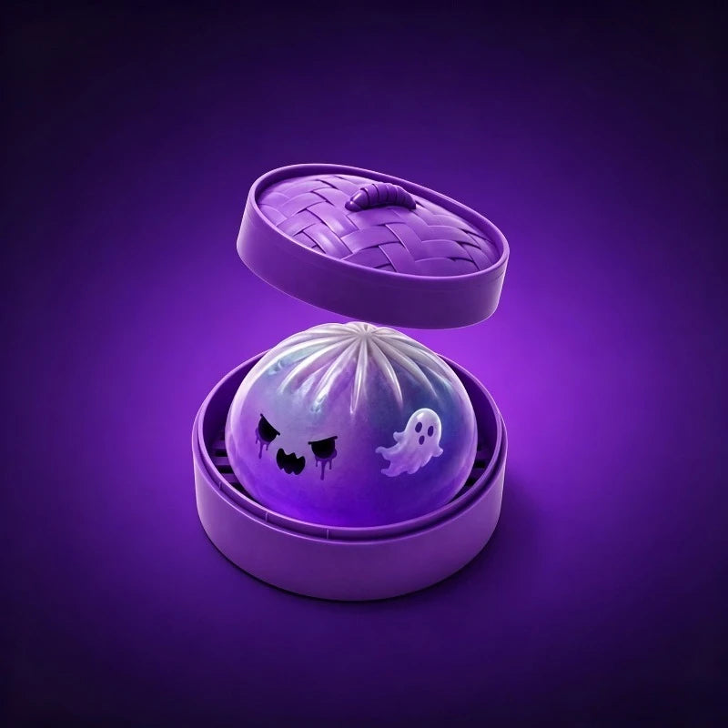 Purple Ghost Mystery Dumpling Squishy