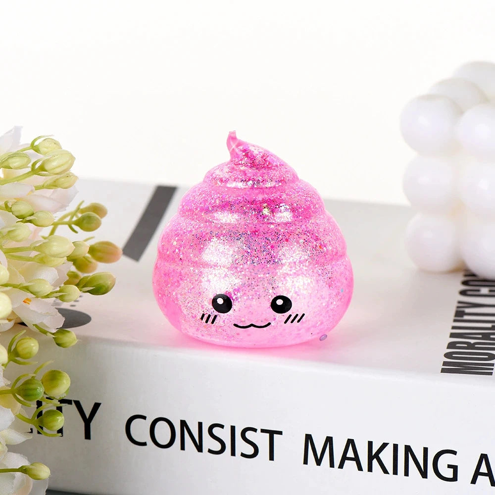 Glitter Poo Squishy — product photo 10