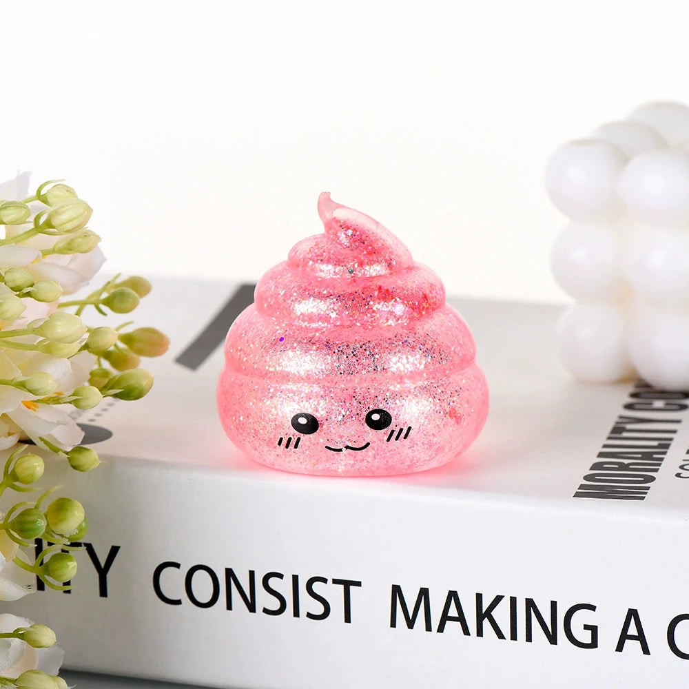 Glitter Poo Squishy — product photo 9