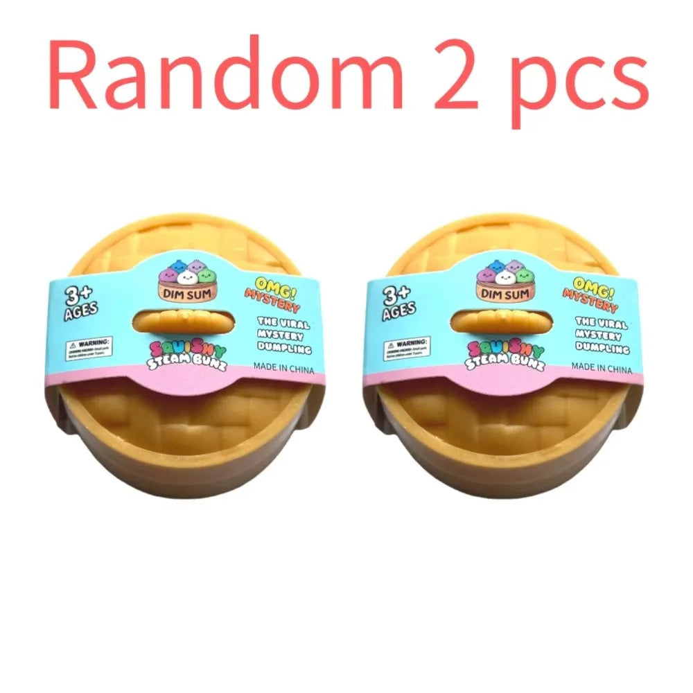 Classic Mystery Dumpling Squishy - 2 Pack Random Colours