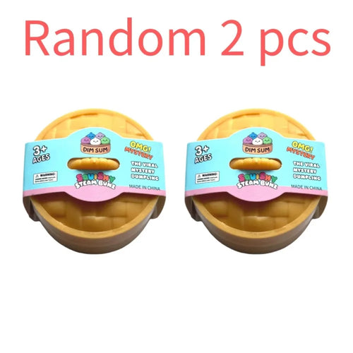Classic Mystery Dumpling Squishy - 2 Pack Random Colours