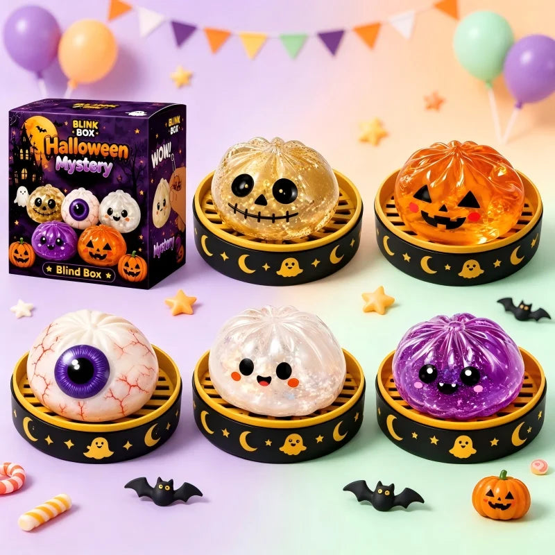 Halloween Mystery Dumpling Squishy - 5 Pack