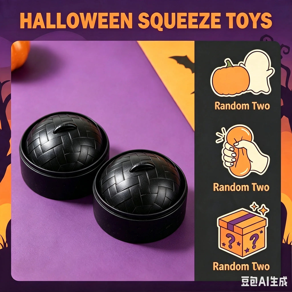 Halloween Mystery Dumpling Squishy - Surprise Blind Box