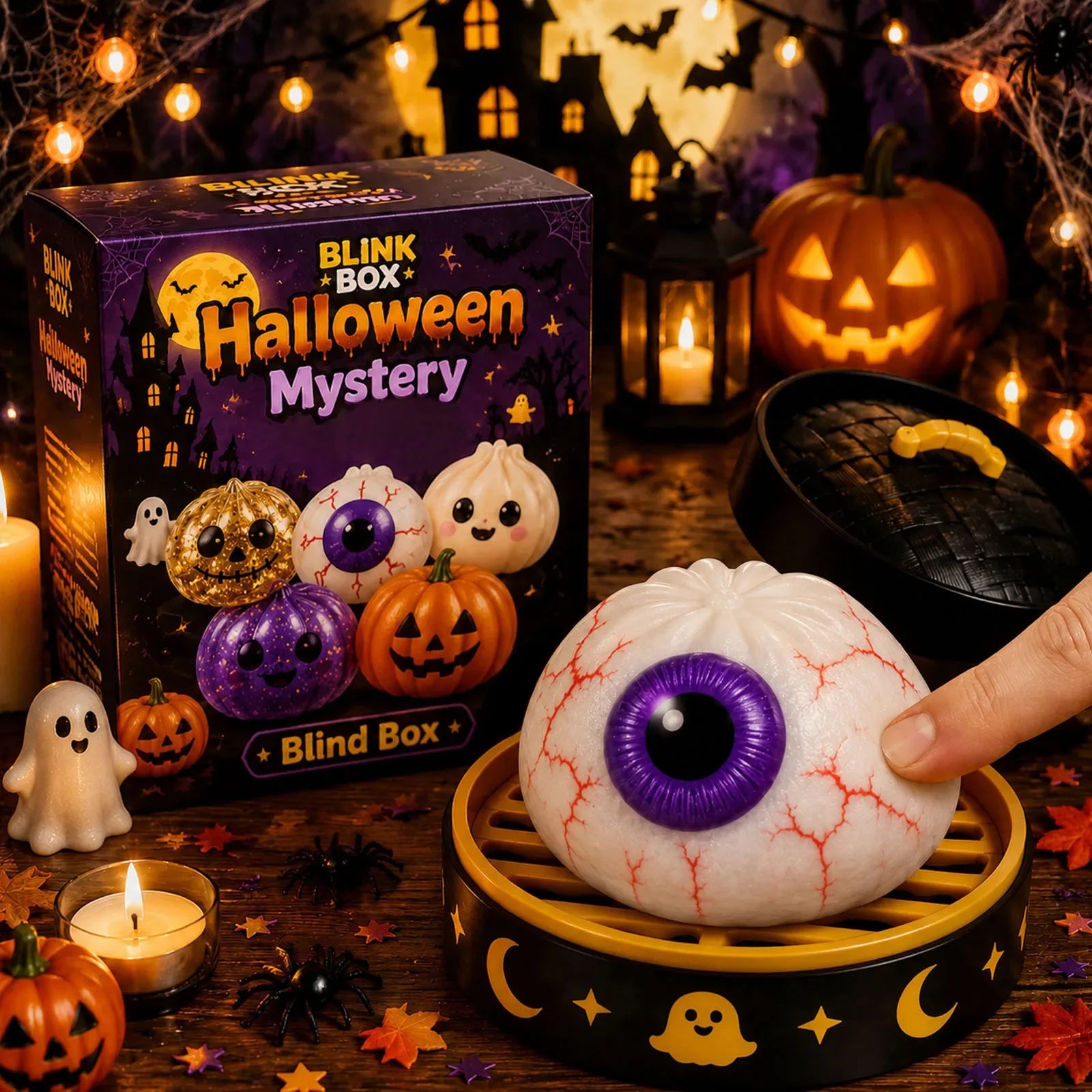 Halloween Mystery Dumpling Squishy - Random Colour