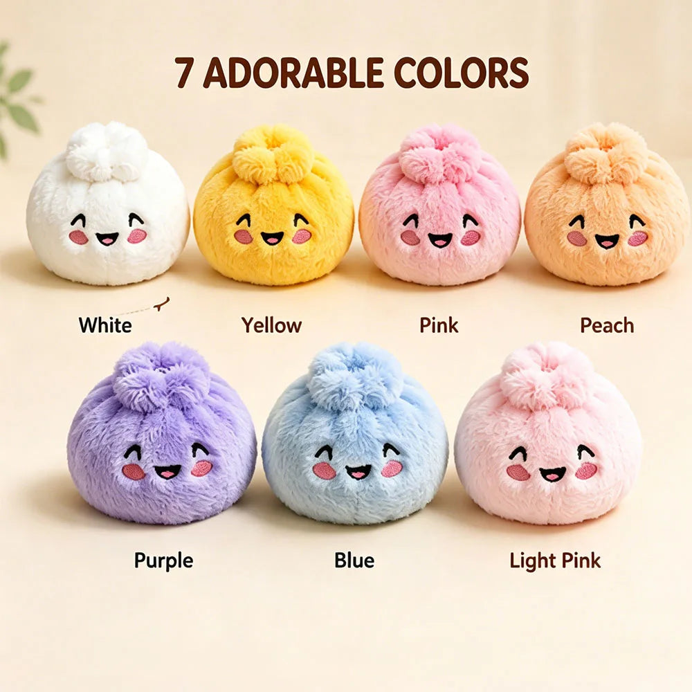 Fluffy Mystery Dumpling Squishy - Random Colour