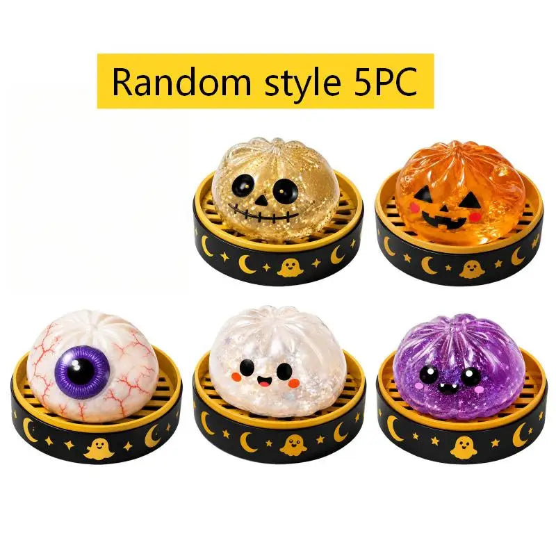 Halloween Mystery Dumpling Squishy - 5 Pack