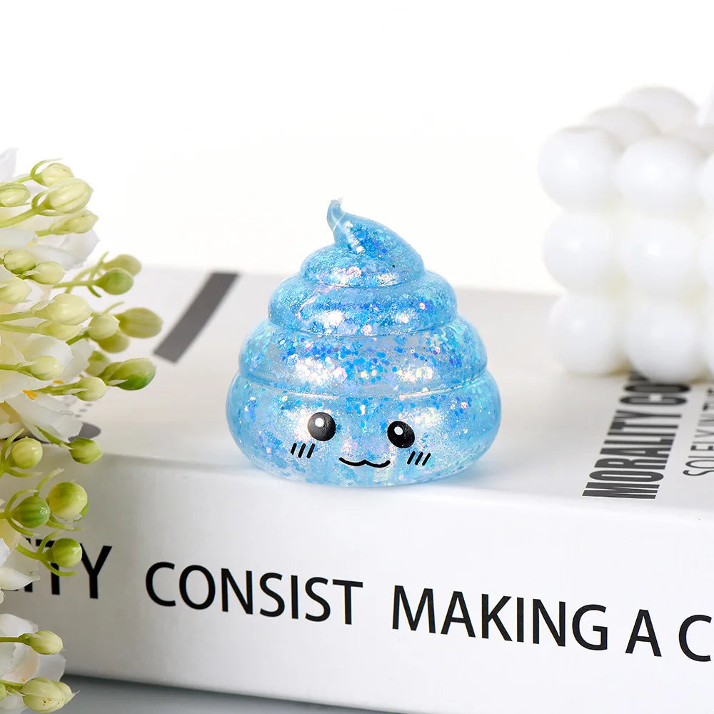 Glitter Poo Squishy — product photo 5