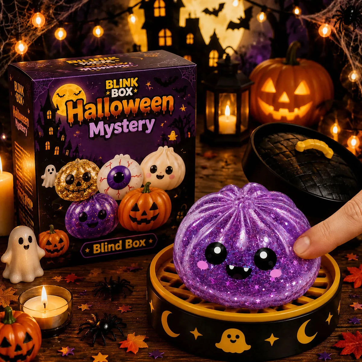 Halloween Mystery Dumpling Squishy - Random Colour
