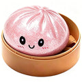 Pink Glitter Mystery Dumpling Squishy