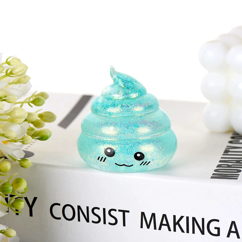 Glitter Poo Squishy — product photo 12