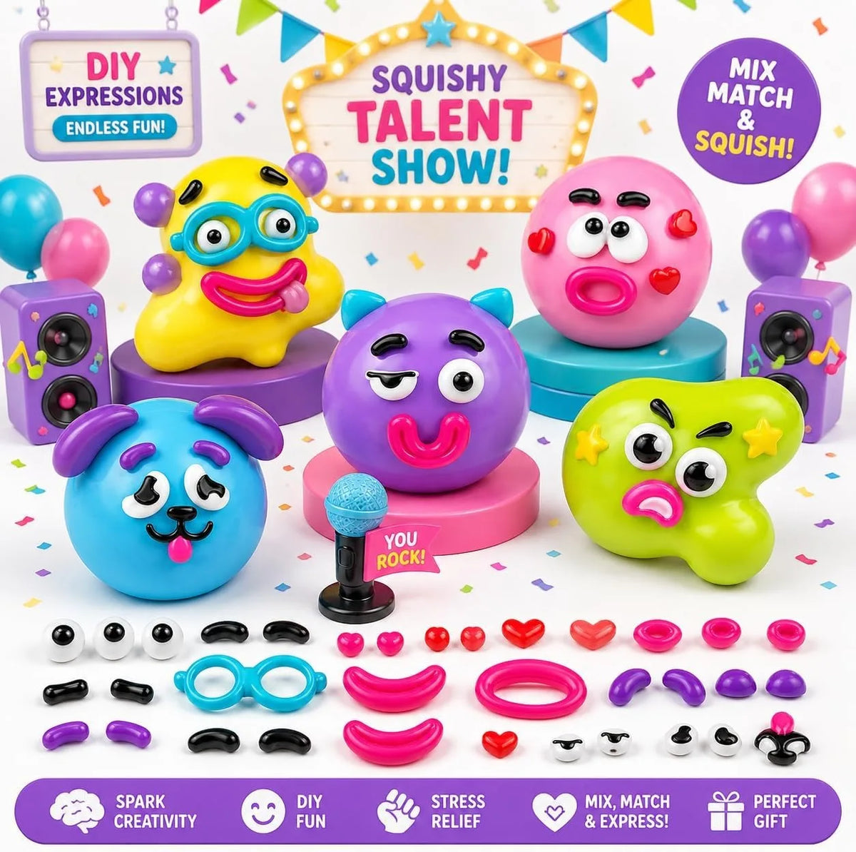 Face Swap Squishy Ball — product photo 12