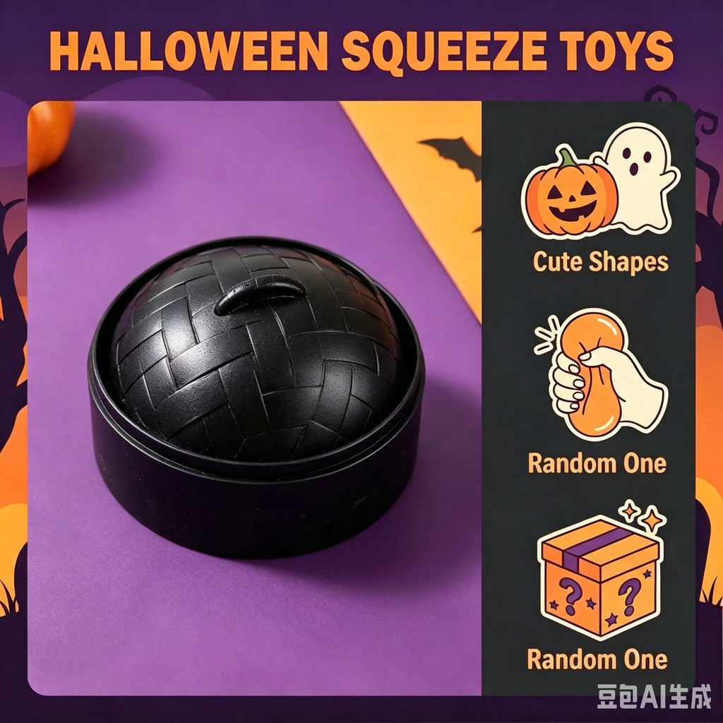 Halloween Mystery Dumpling Squishy - Surprise Blind Box