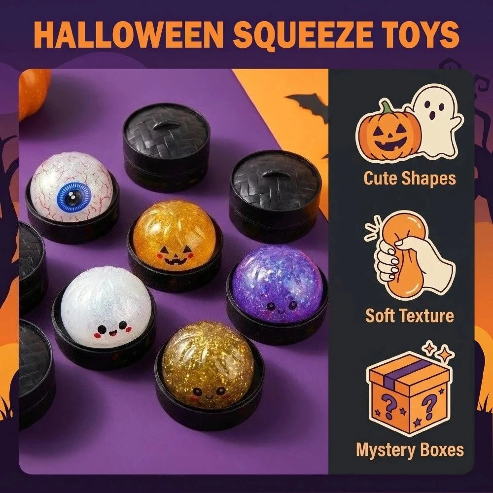 Halloween Mystery Dumpling Squishy - Surprise Blind Box