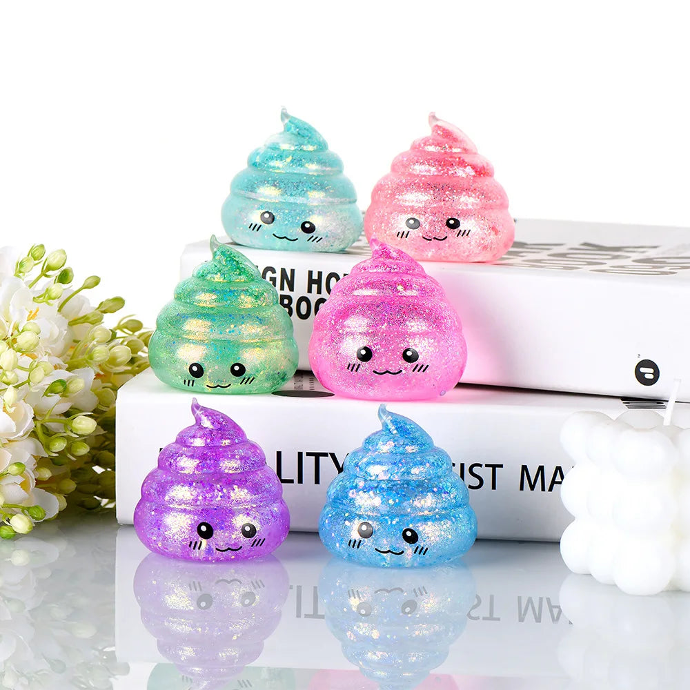 Glitter Poo Squishy — product photo 8