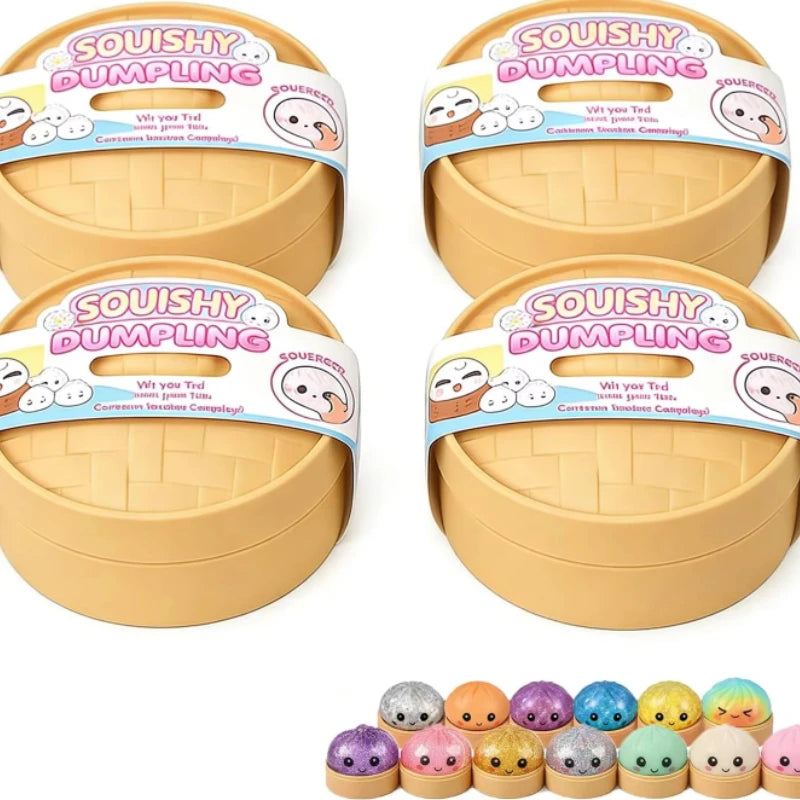 Classic Mystery Dumpling Squishy - 2 Pack Random Colours