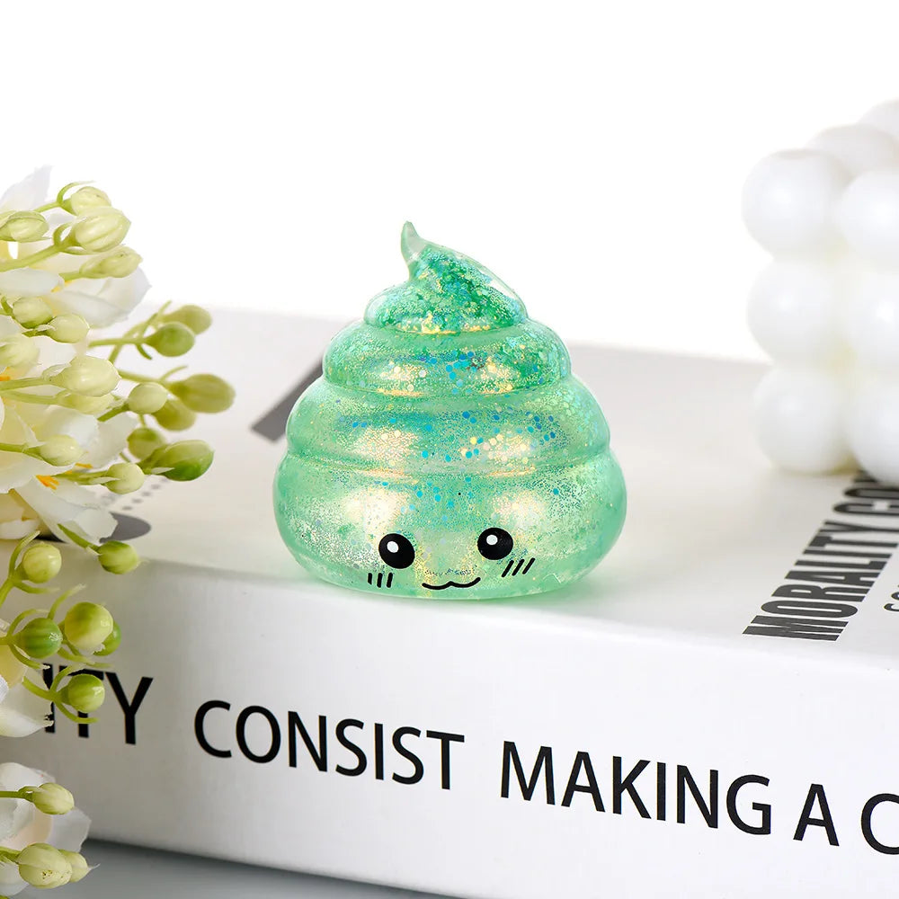 Glitter Poo Squishy — product photo 4