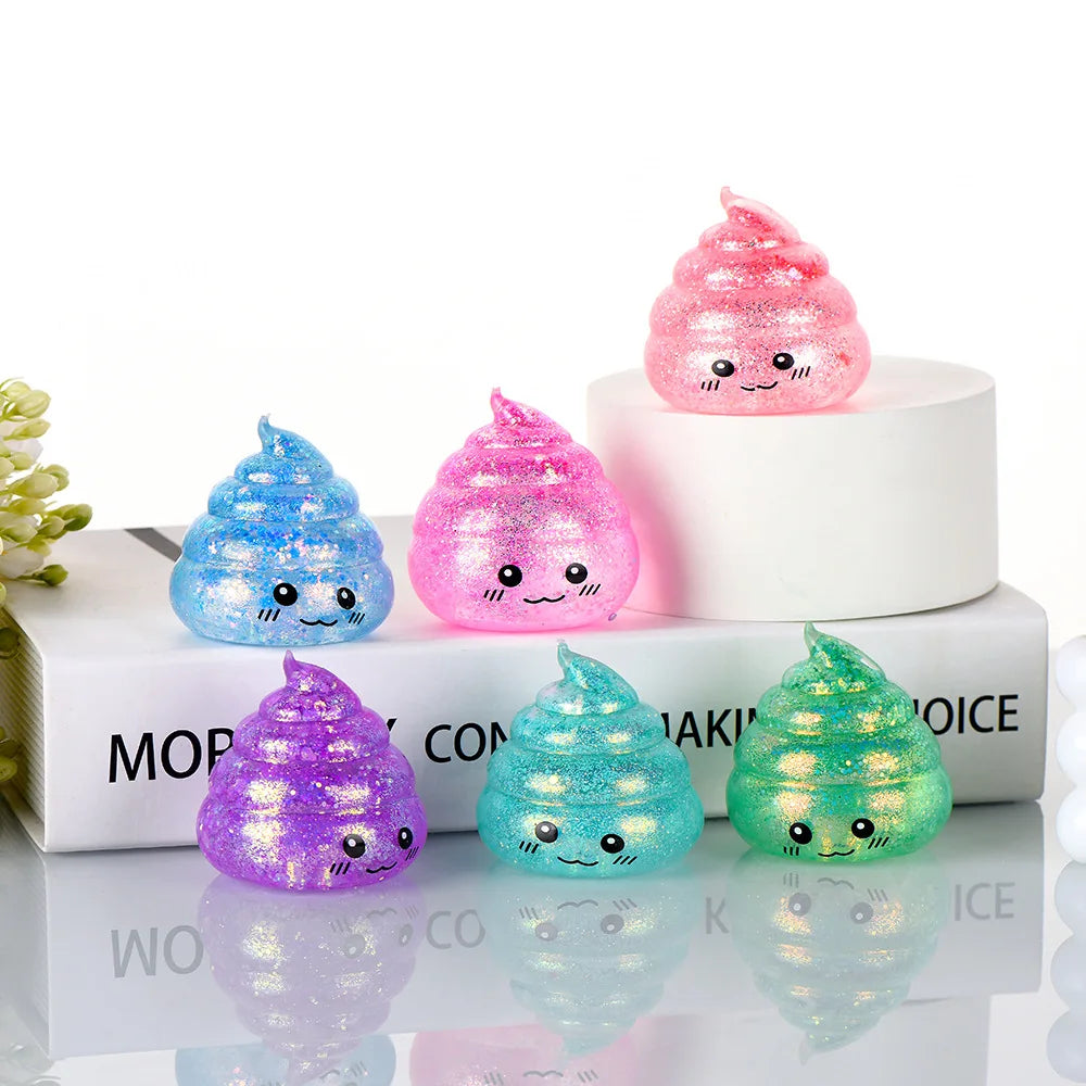 Glitter Poo Squishy — product photo 7