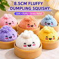Fluffy Mystery Dumpling Squishy - Random Colour
